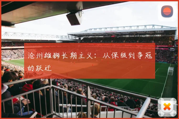 沧州雄狮长期主义：从保级到争冠的跃迁